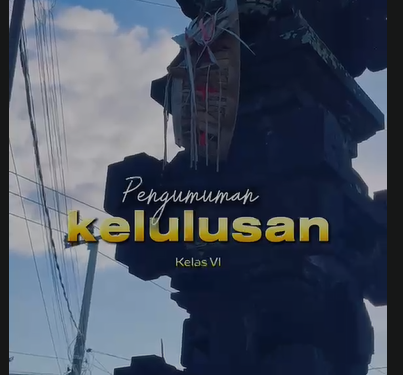 kelulusan kelas 6